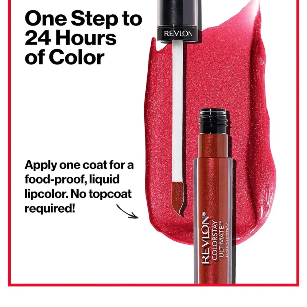 5 items x $25 REVLON Liquid Lipstick ColorStay Ultimate nwt